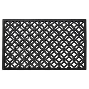 DII Rubber Doormats Collection All Weather, 18x30", Lattice